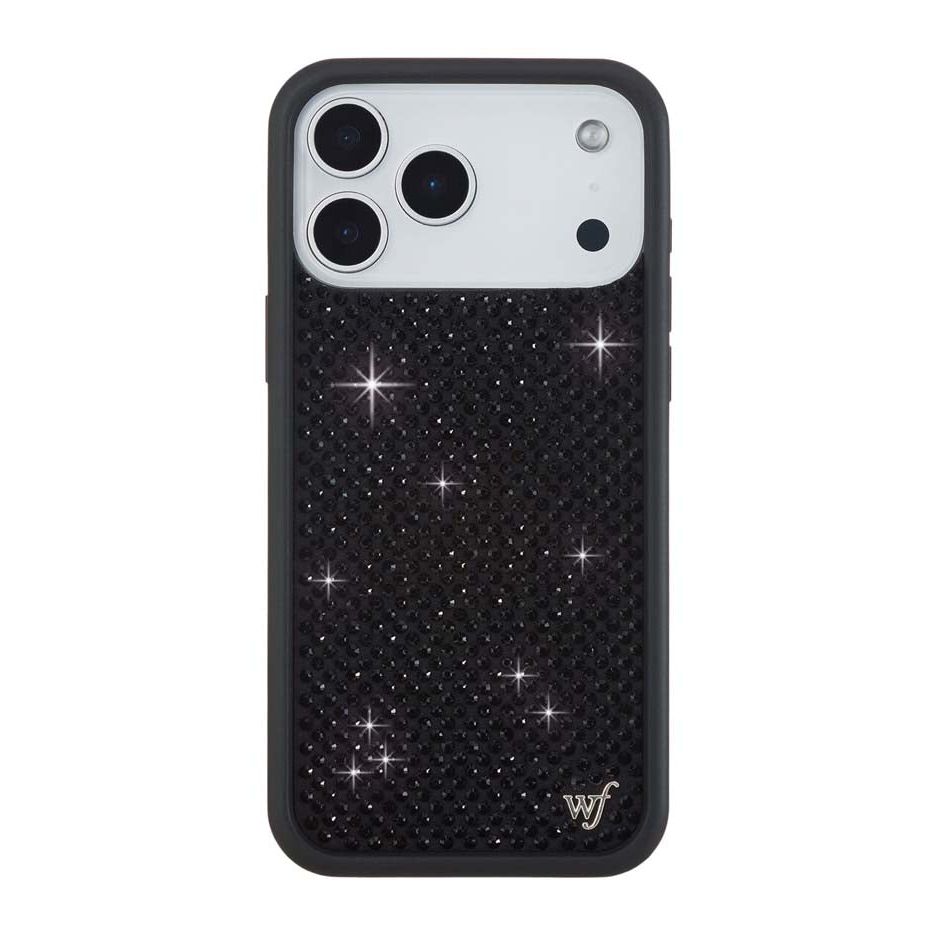 Rhinestone iPhone Case | Black