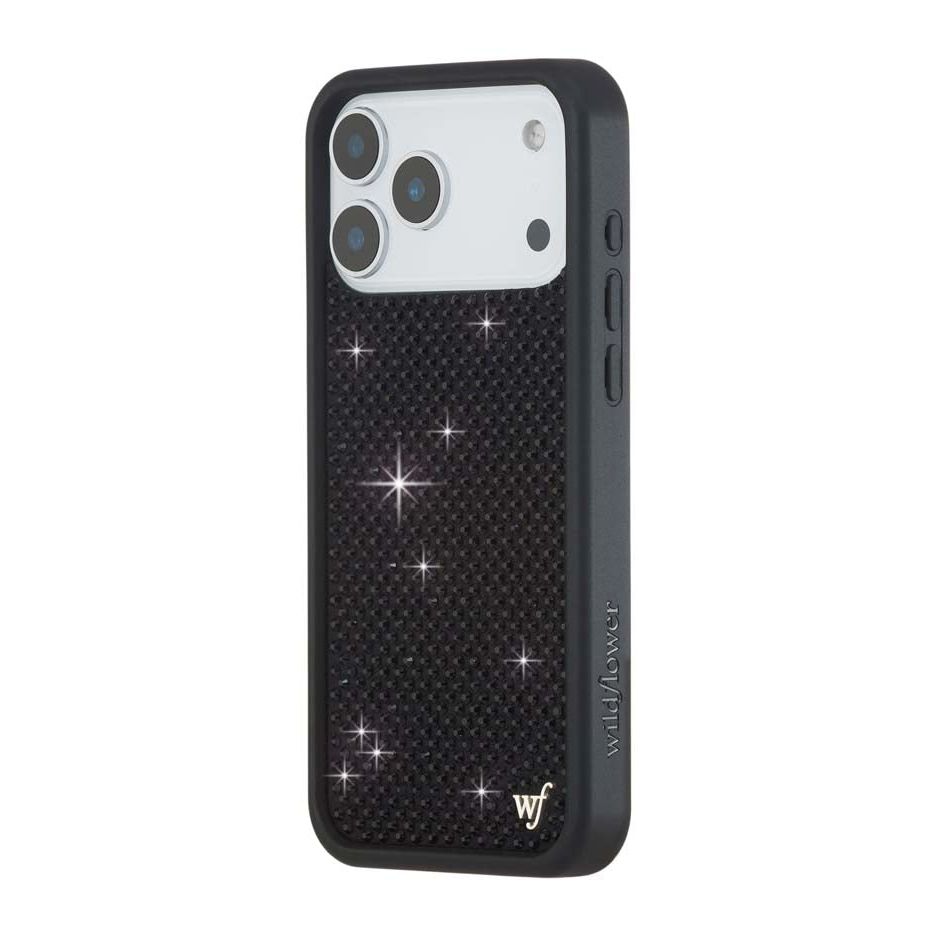 Rhinestone iPhone Case | Black