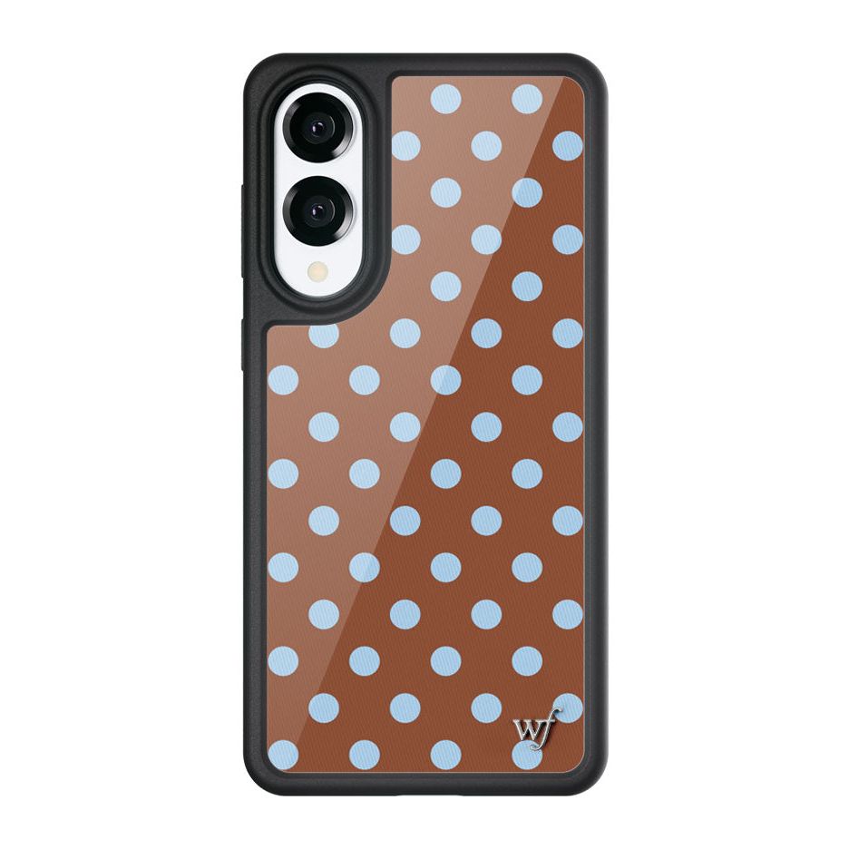 Polka Dot | Brown and Blue Samsung Galaxy Case