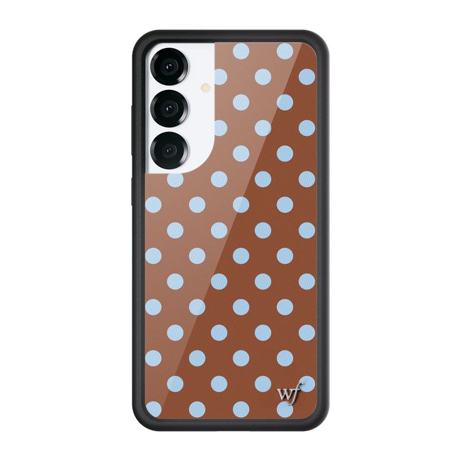 Polka Dot | Brown and Blue Samsung Galaxy Case
