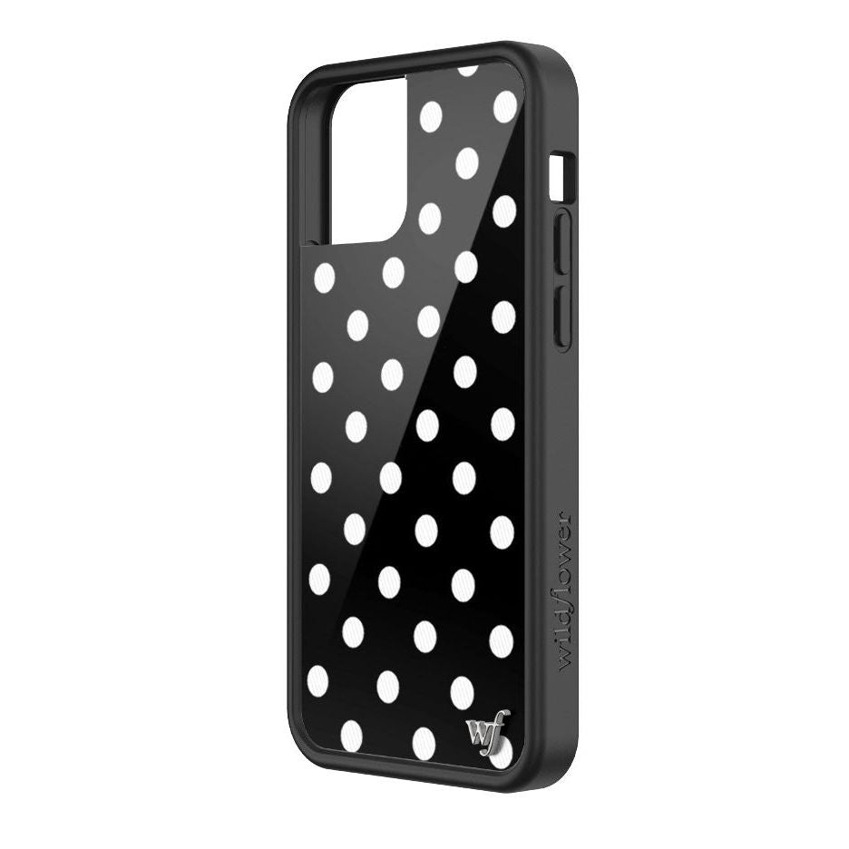 Polka Dot | Black and White iPhone Case