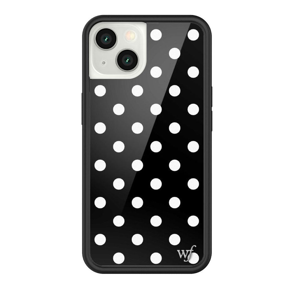 Polka Dot | Black and White iPhone Case