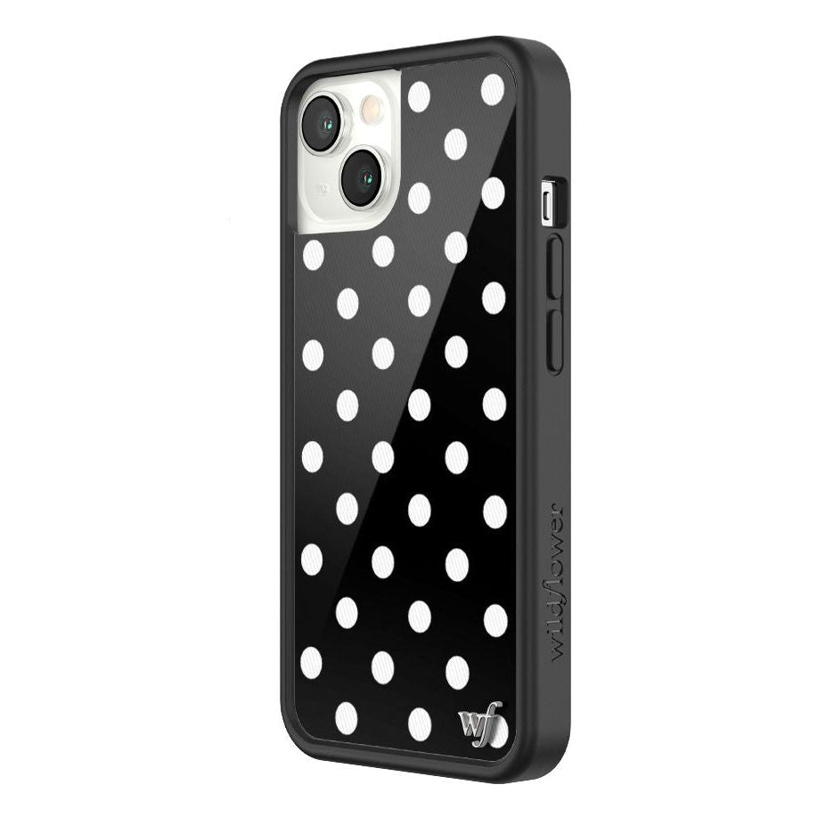 Polka Dot | Black and White iPhone Case