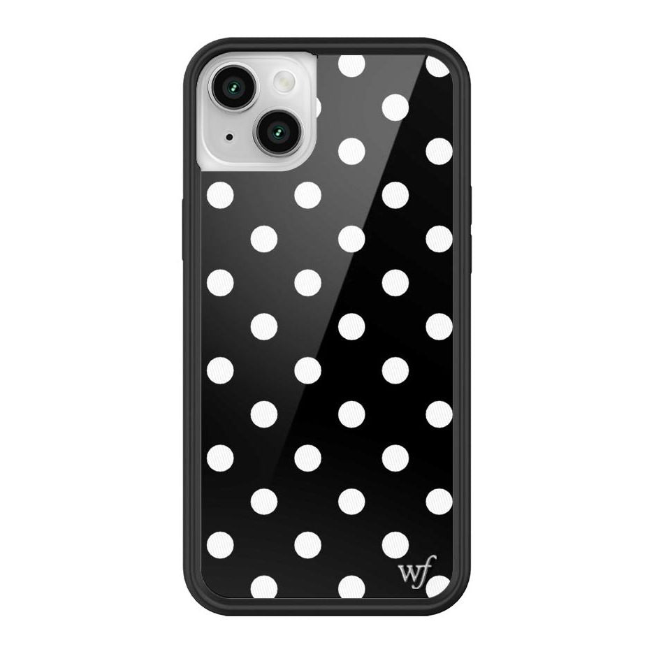 Polka Dot | Black and White iPhone Case