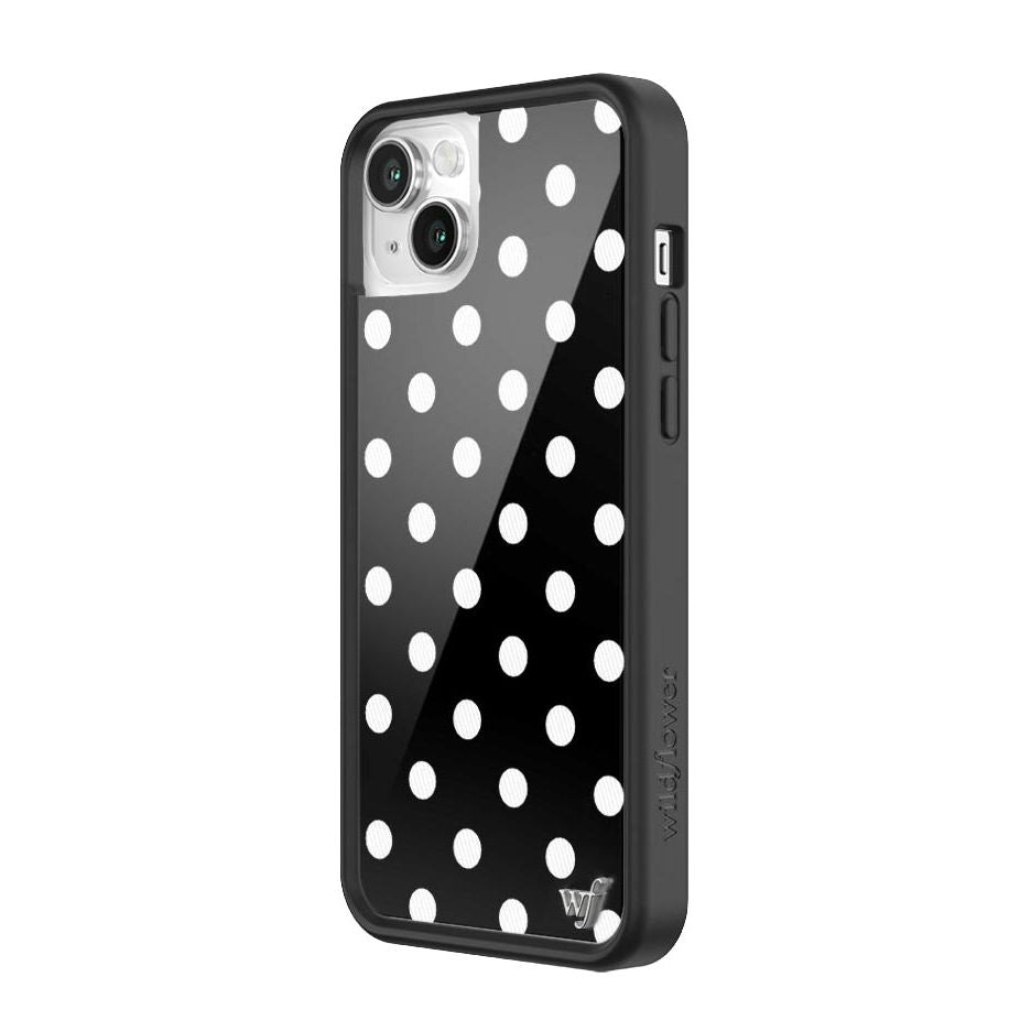 Polka Dot | Black and White iPhone Case