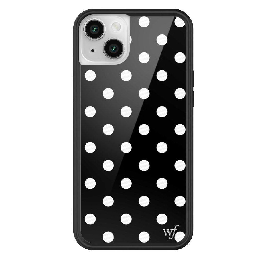Polka Dot | Black and White iPhone Case