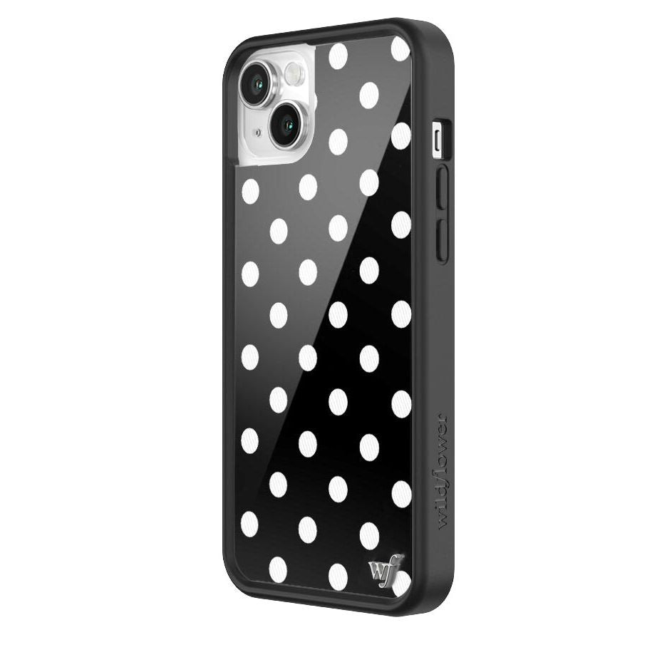 Polka Dot | Black and White iPhone Case