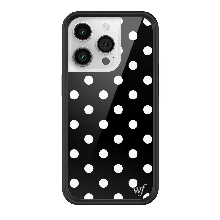 Polka Dot | Black and White iPhone Case