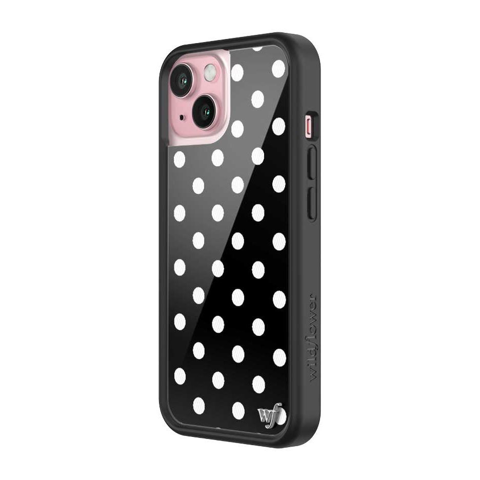 Polka Dot | Black and White iPhone Case