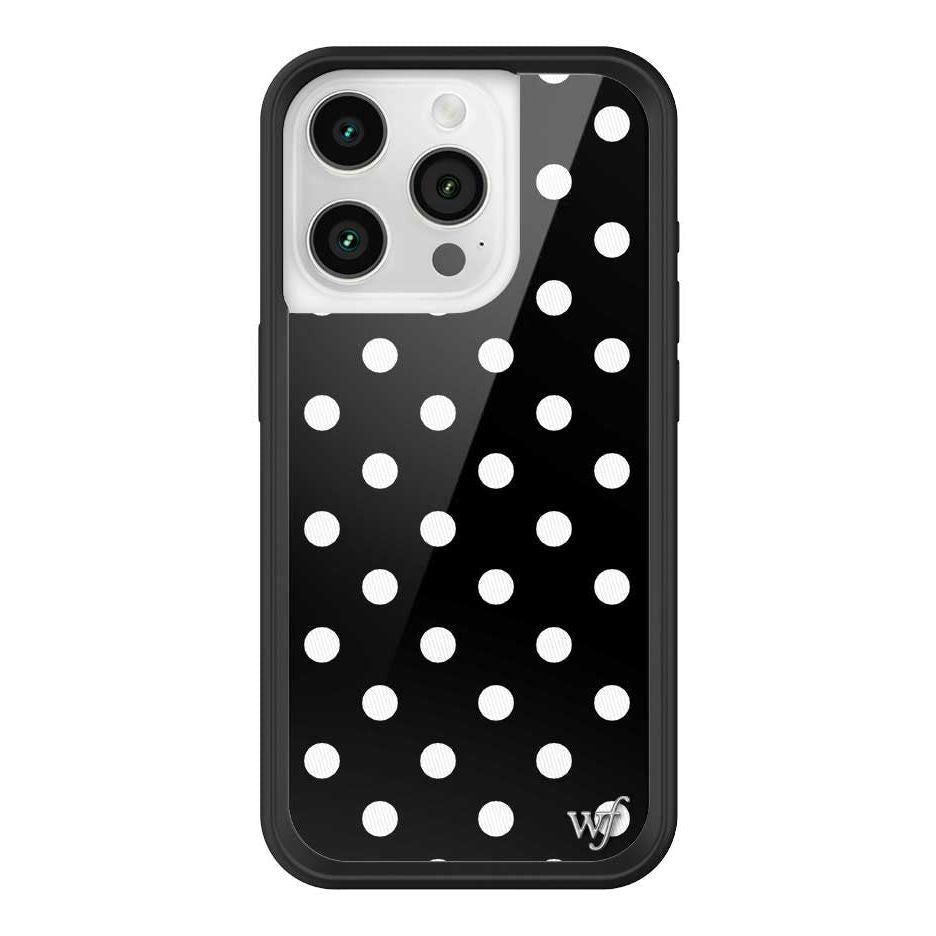 Polka Dot | Black and White iPhone Case