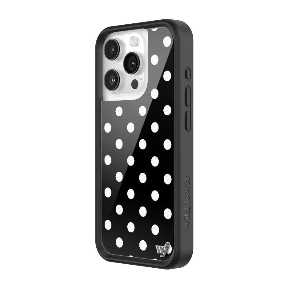 Polka Dot | Black and White iPhone Case