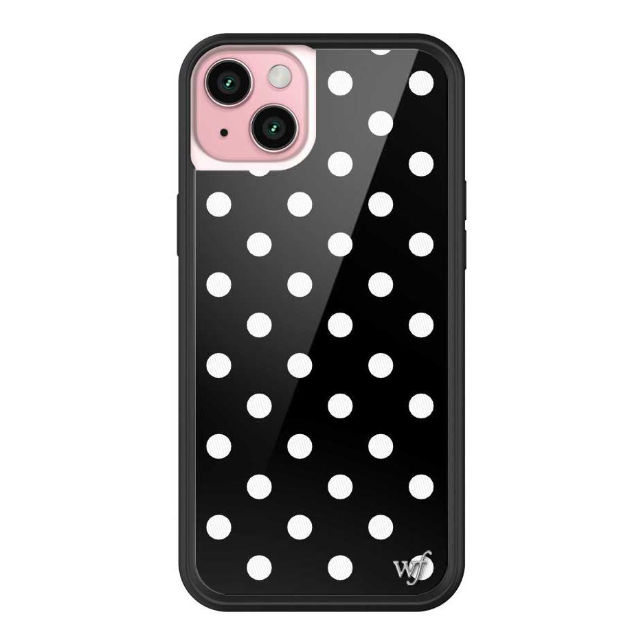 Polka Dot | Black and White iPhone Case