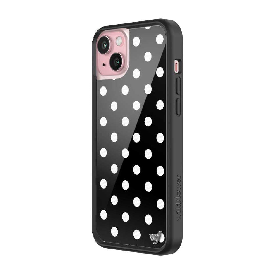Polka Dot | Black and White iPhone Case