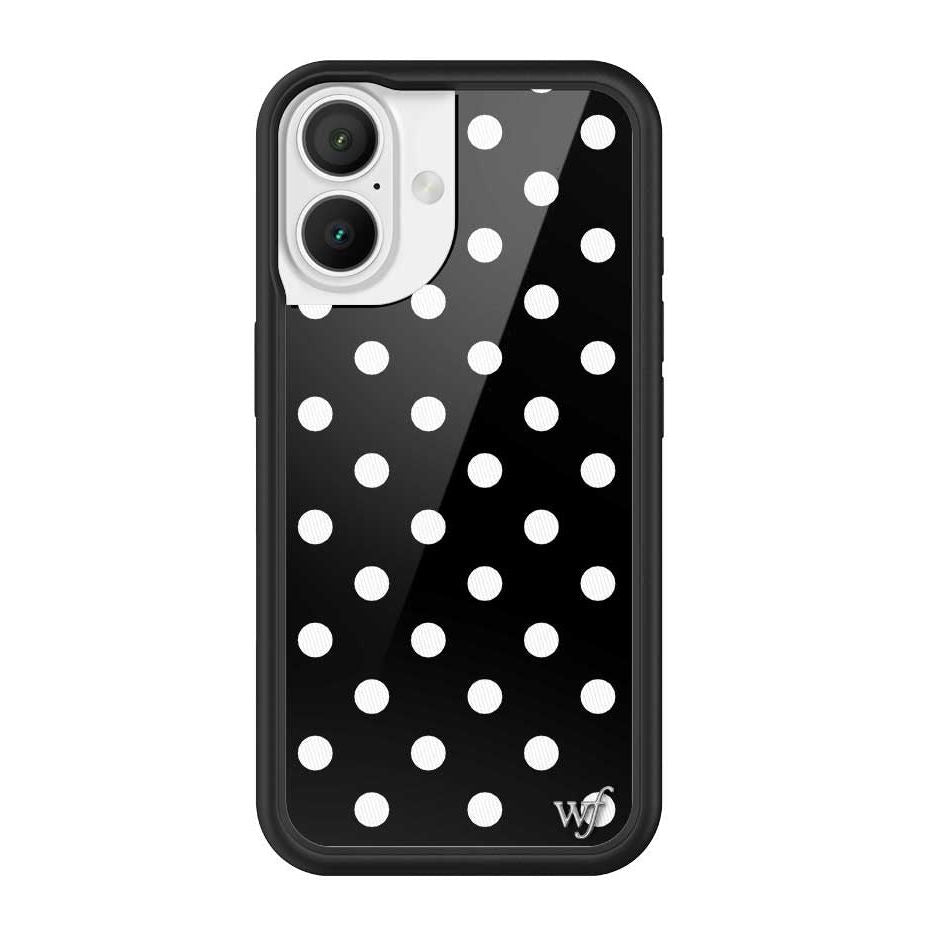 Polka Dot | Black and White iPhone Case