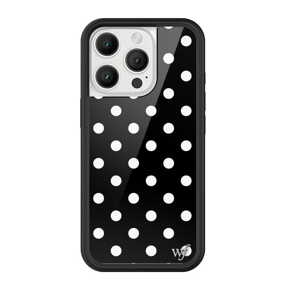 Polka Dot | Black and White iPhone Case