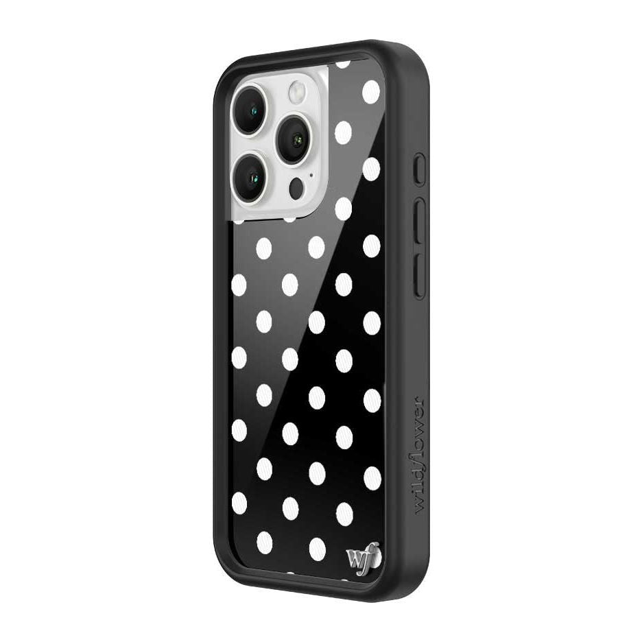 Polka Dot | Black and White iPhone Case