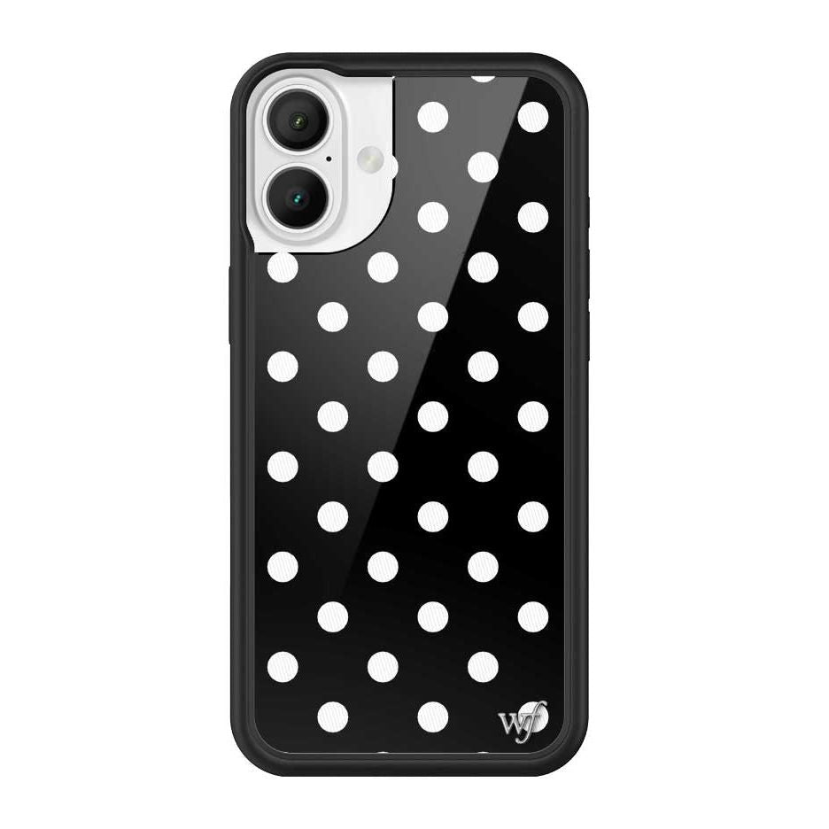 Polka Dot | Black and White iPhone Case