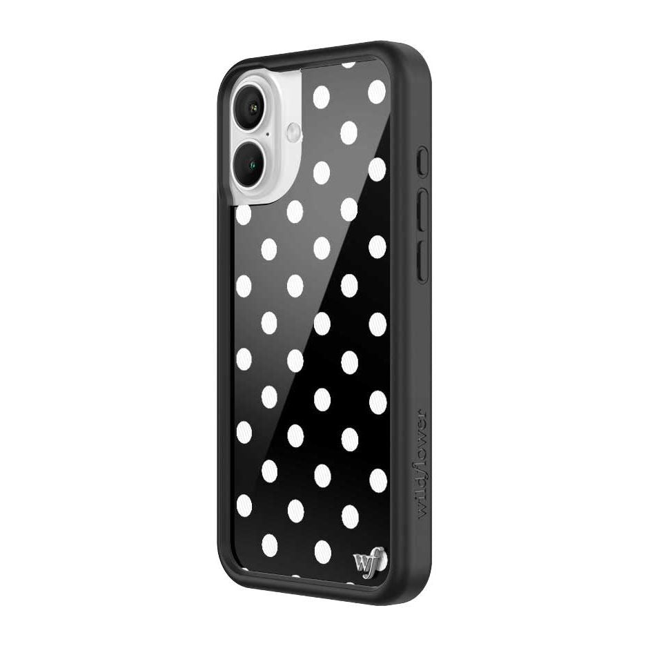 Polka Dot | Black and White iPhone Case