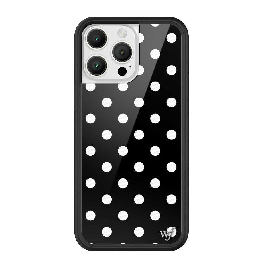 Polka Dot | Black and White iPhone Case