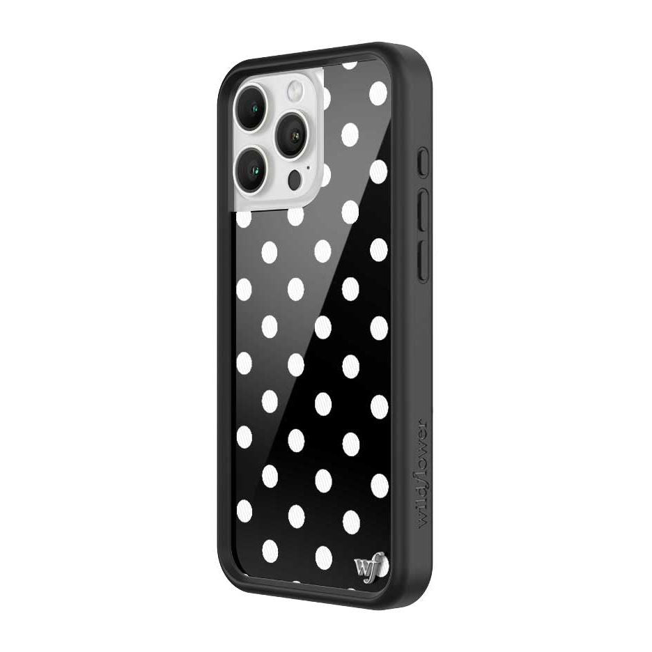 Polka Dot | Black and White iPhone Case