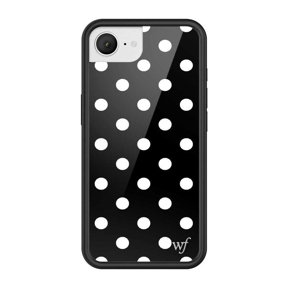 Polka Dot | Black and White iPhone Case