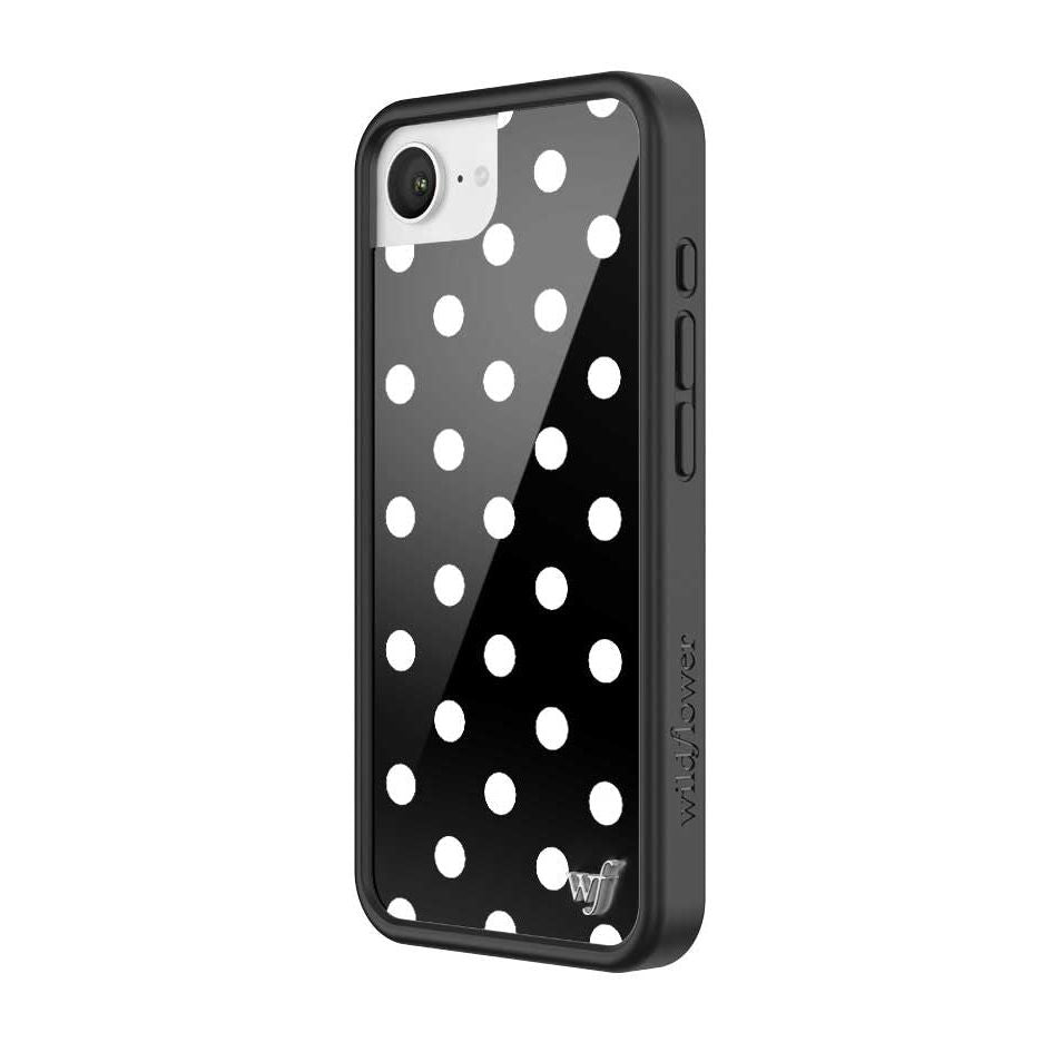 Polka Dot | Black and White iPhone Case