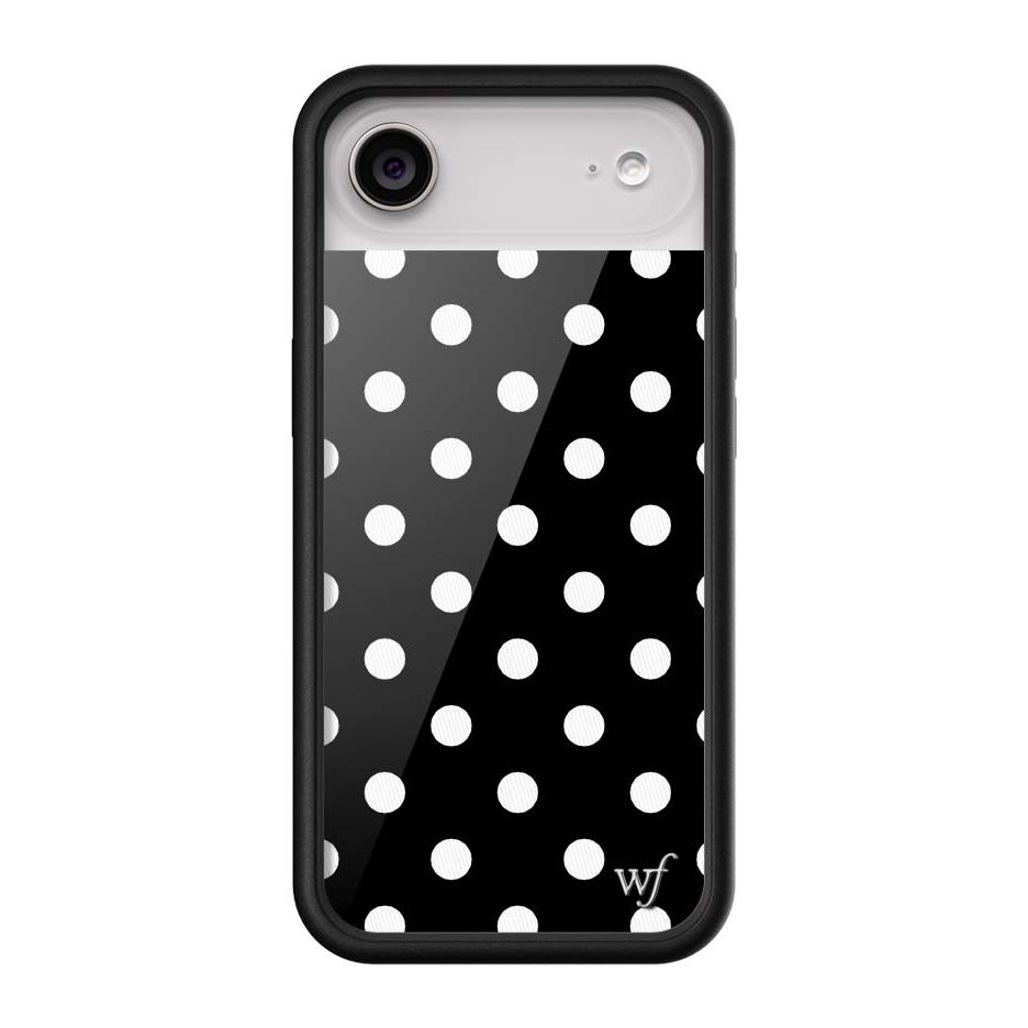 Polka Dot | Black and White iPhone Case