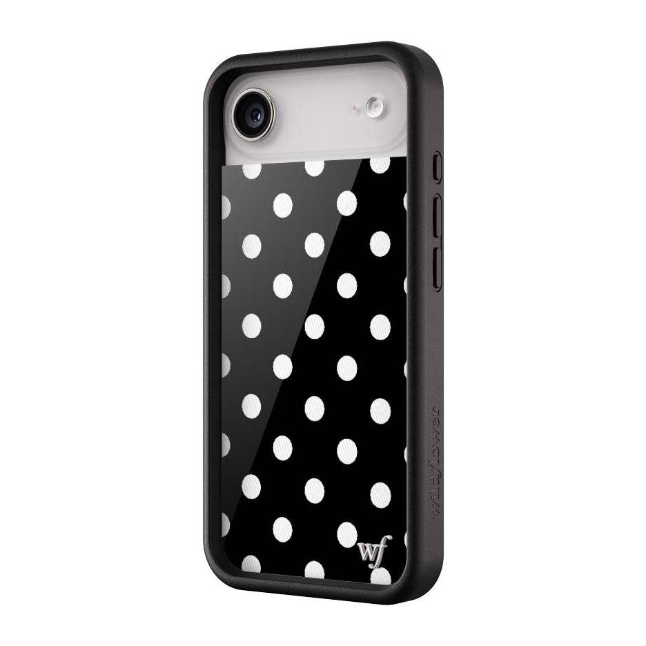 Polka Dot | Black and White iPhone Case