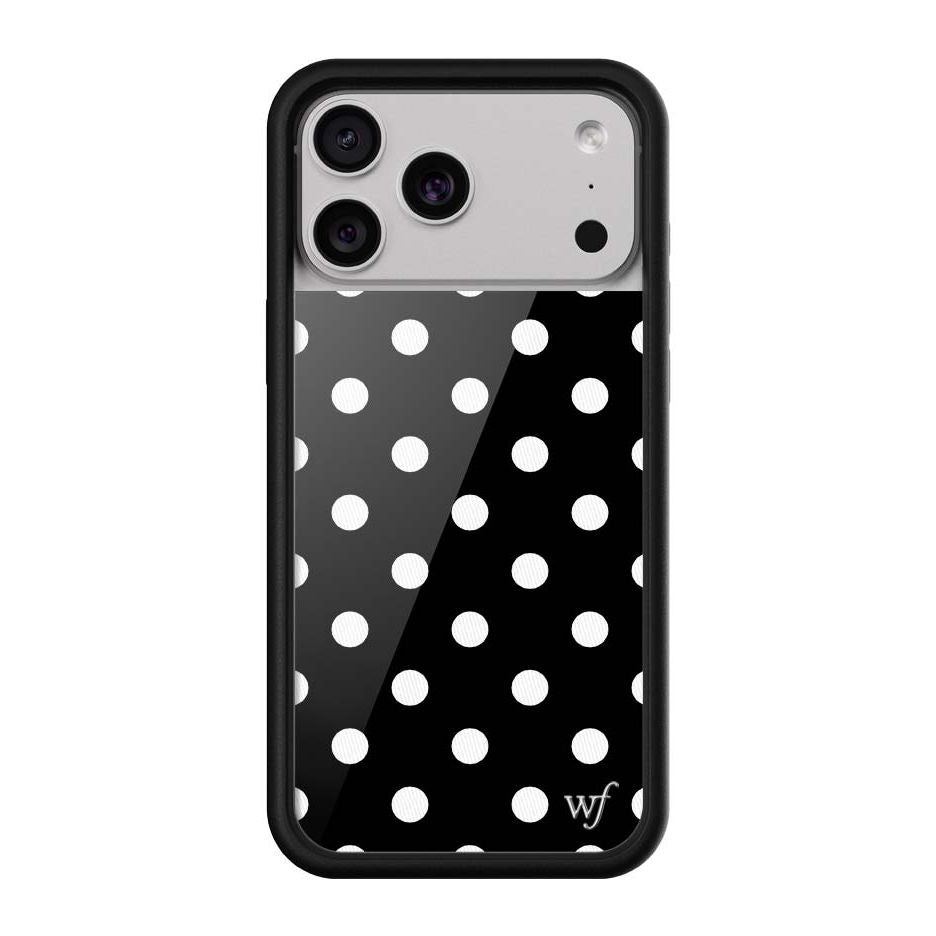 Polka Dot | Black and White iPhone Case
