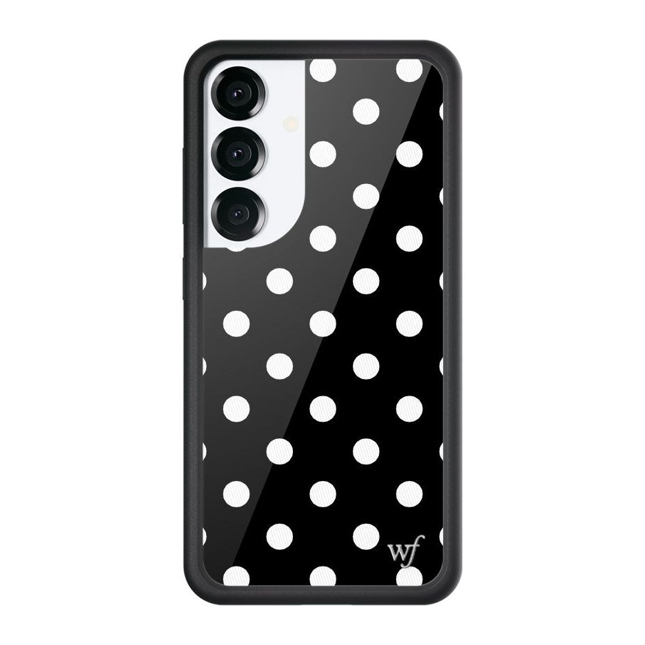 Polka Dot | Black and White Samsung Galaxy Case