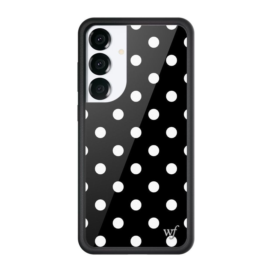 Polka Dot | Black and White Samsung Galaxy Case