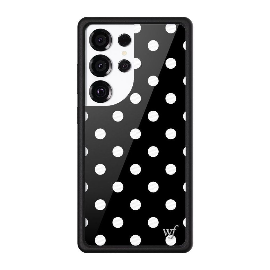 Polka Dot | Black and White Samsung Galaxy Case
