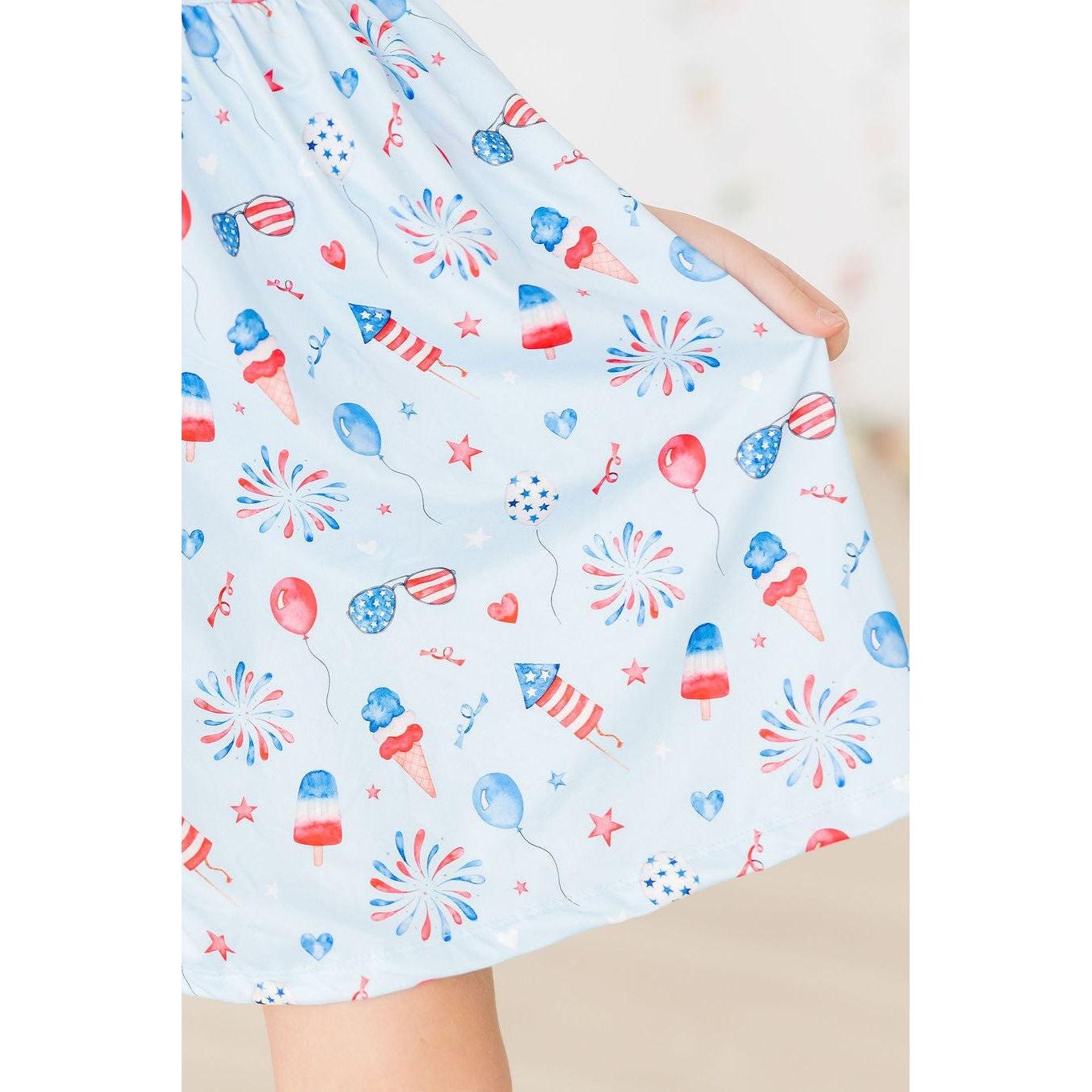 Baby You're a Firework Ruffle Cross Back Dress