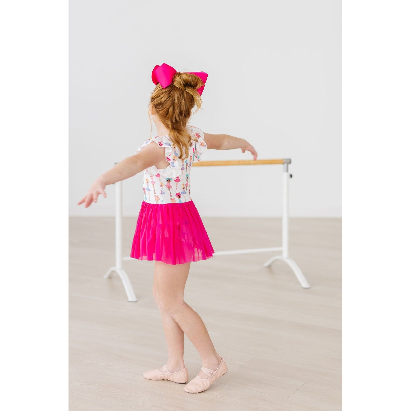 Ballerina Bows S/S Twirl Leotard