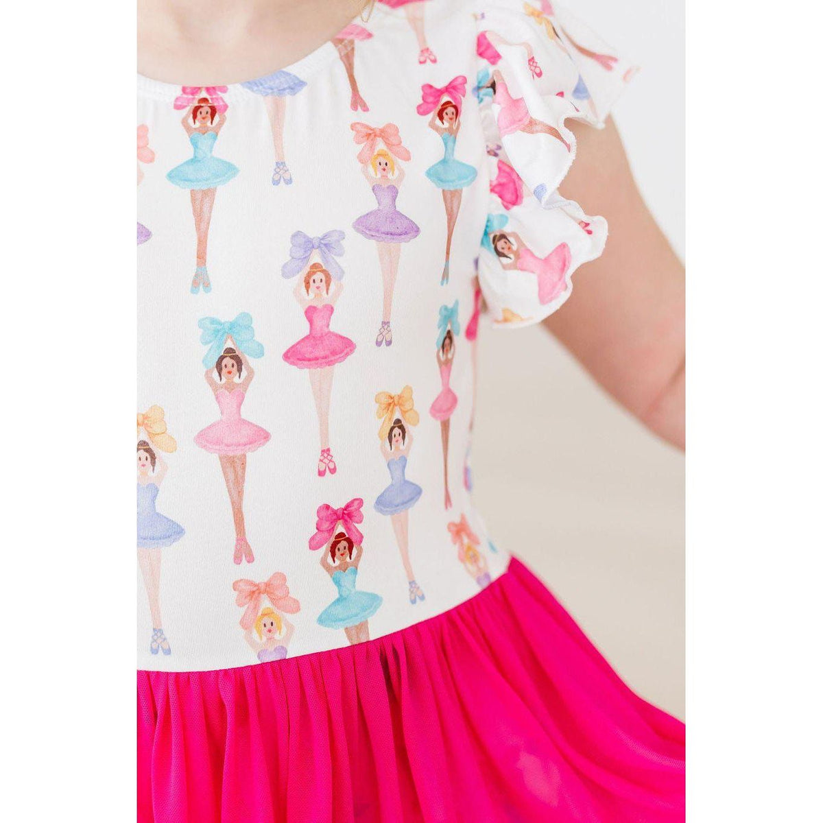 Ballerina Bows S/S Twirl Leotard
