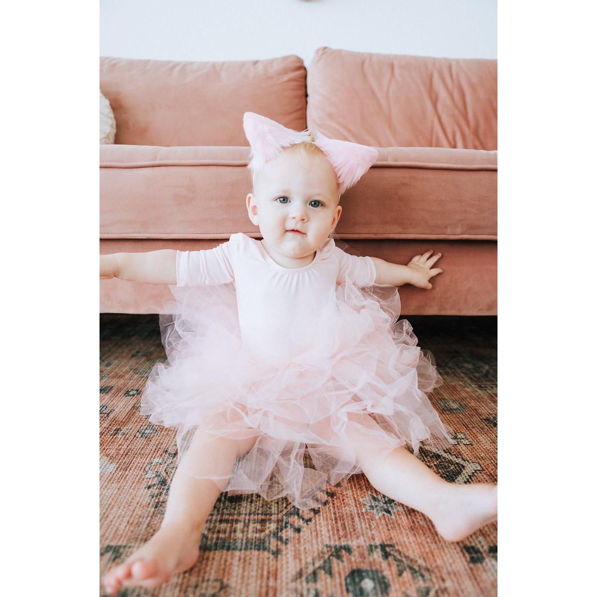 Ballet Pink 3/4 Tutu Leotard