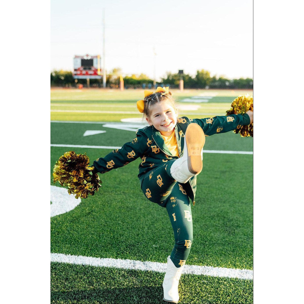 Baylor Green Bear Leggings