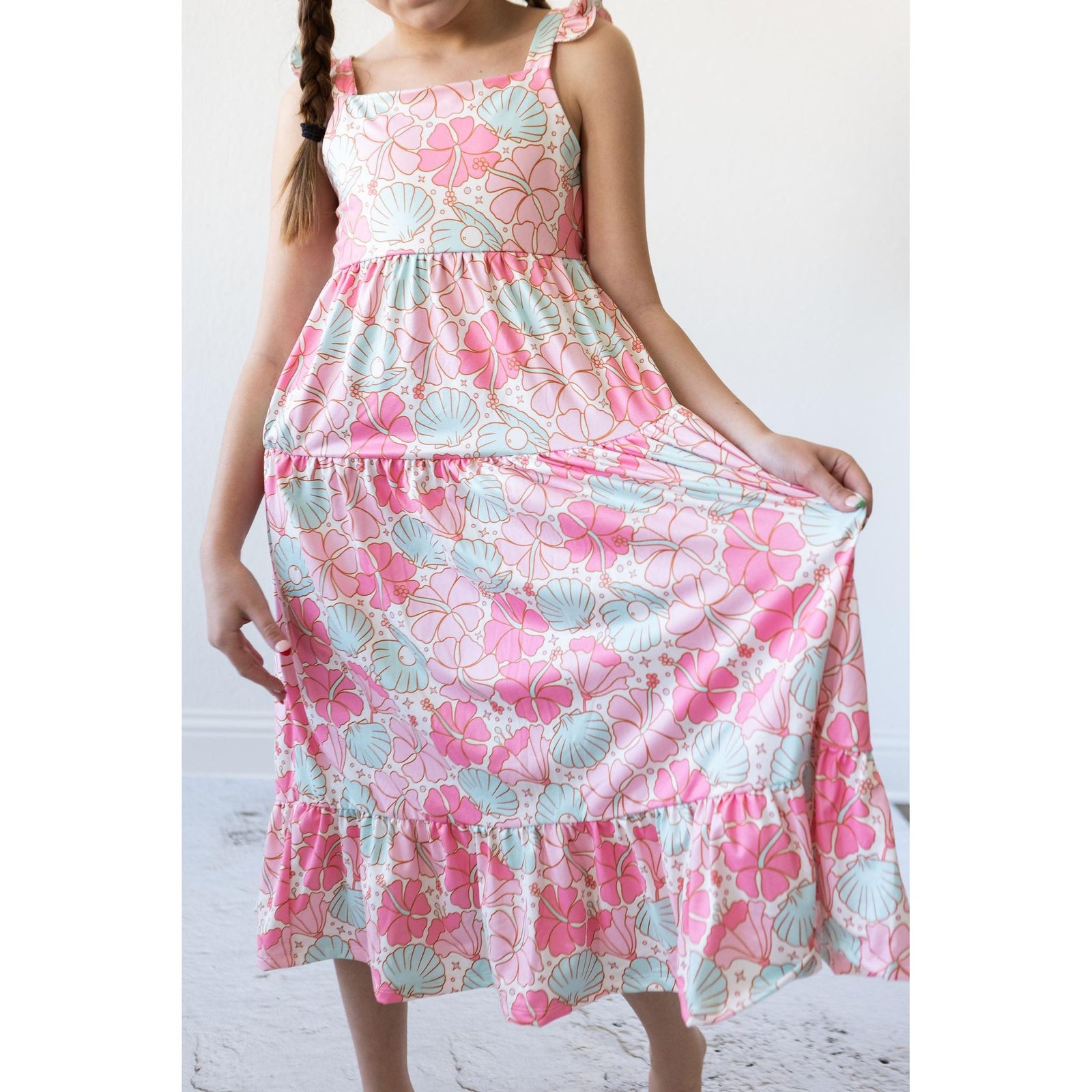Beach Daze Ruffle Maxi Dress