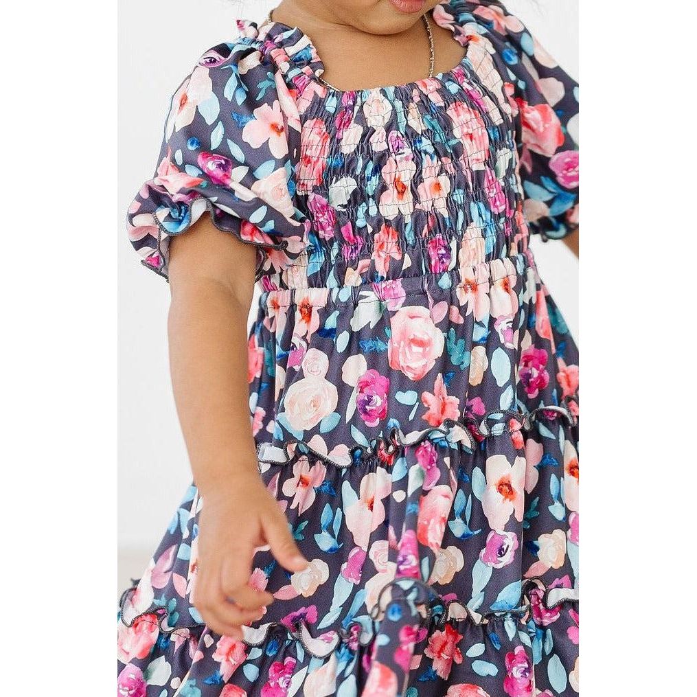 Beauty in Bloom Smocked Ruffle Dress