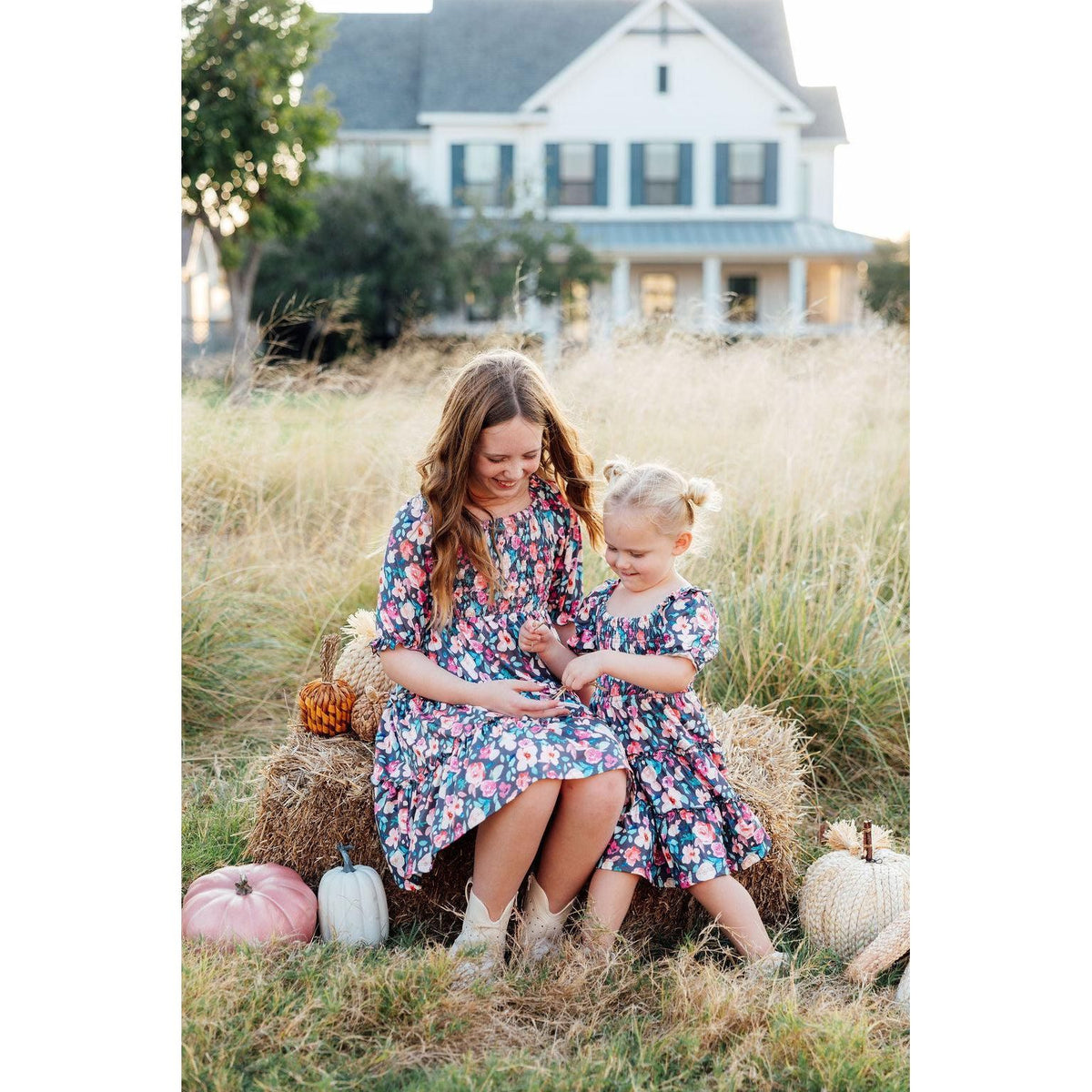 Beauty in Bloom Smocked Ruffle Dress