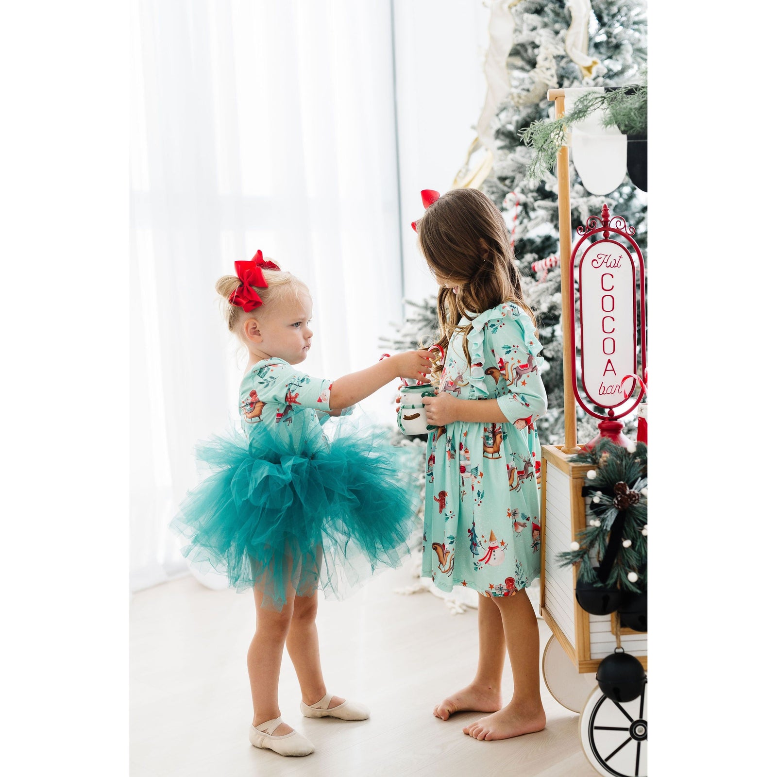 Believe in Your Elf 3/4 Tutu Leotard