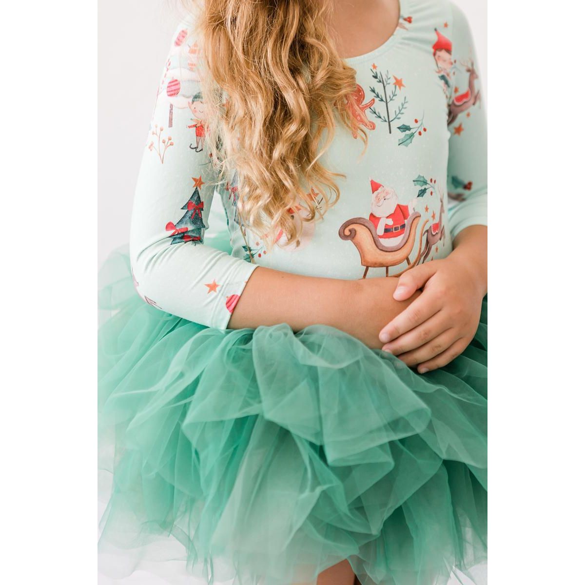 Believe in Your Elf 3/4 Tutu Leotard