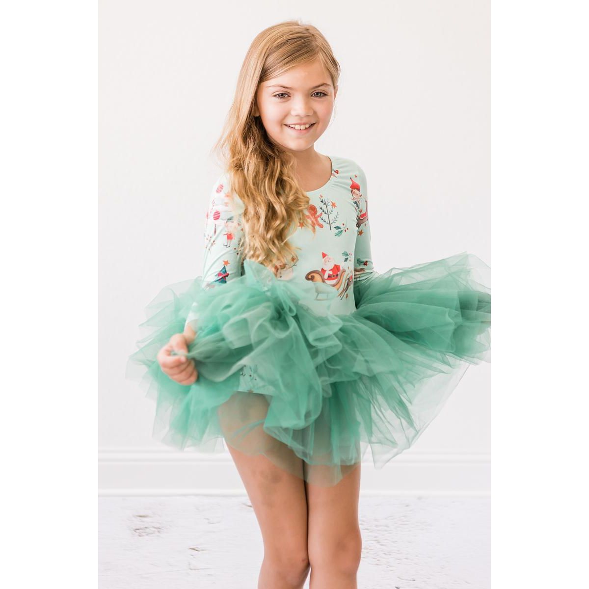 Believe in Your Elf 3/4 Tutu Leotard
