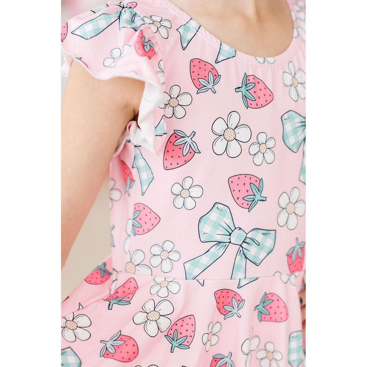 Berry Picnic S/S Twirl Leotard