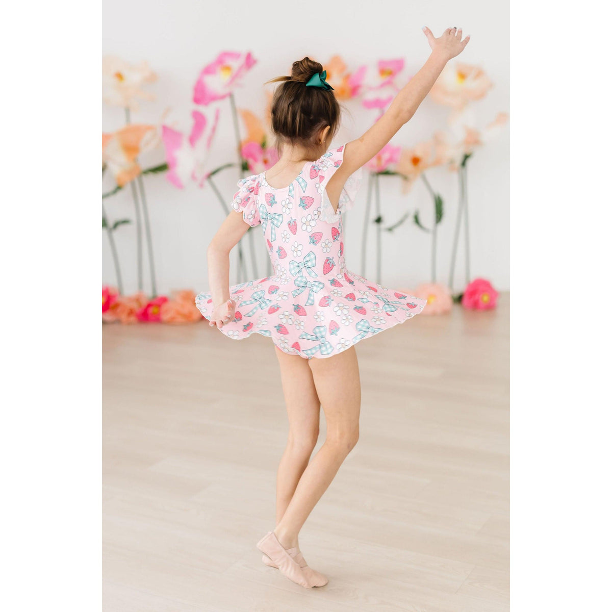 Berry Picnic S/S Twirl Leotard