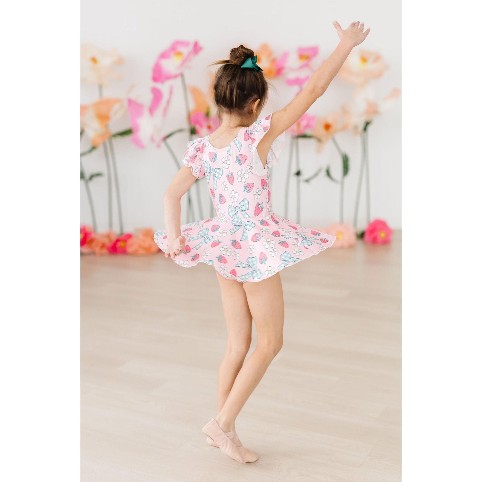 Berry Picnic S/S Twirl Leotard