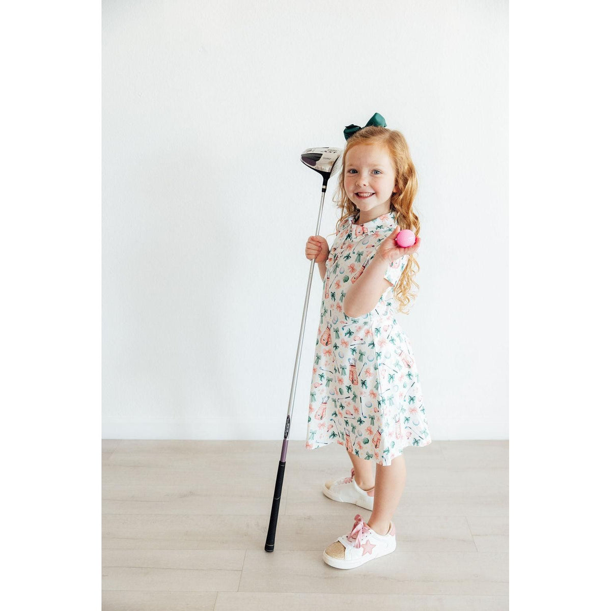 Birdies & Bows S/S Polo Dress