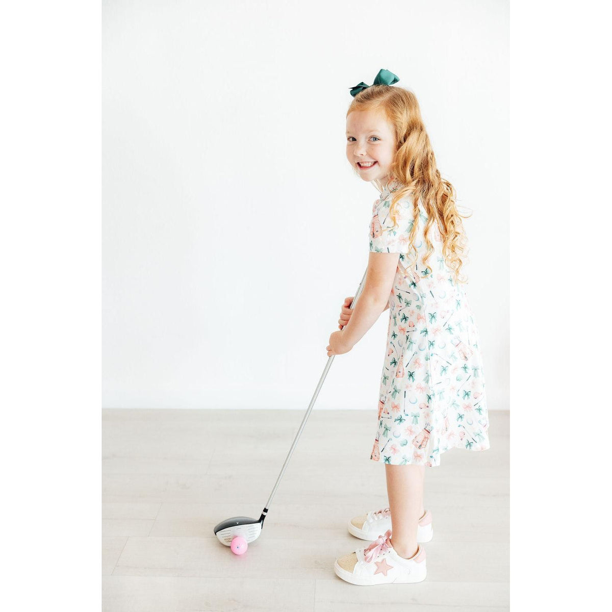 Birdies & Bows S/S Polo Dress