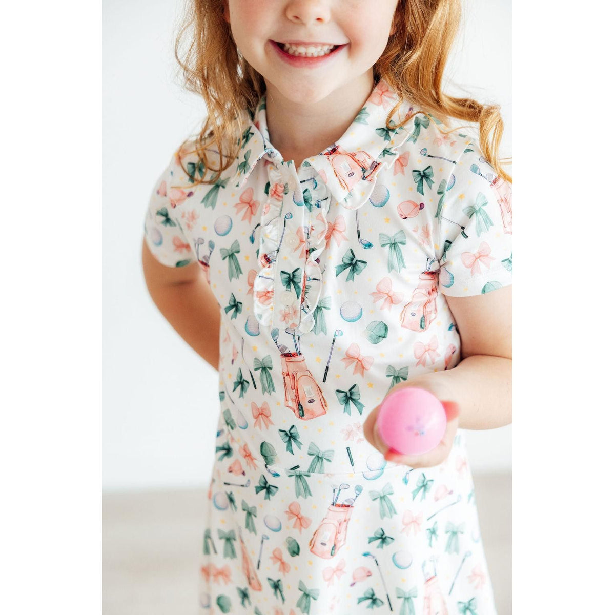 Birdies &amp; Bows S/S Polo Dress