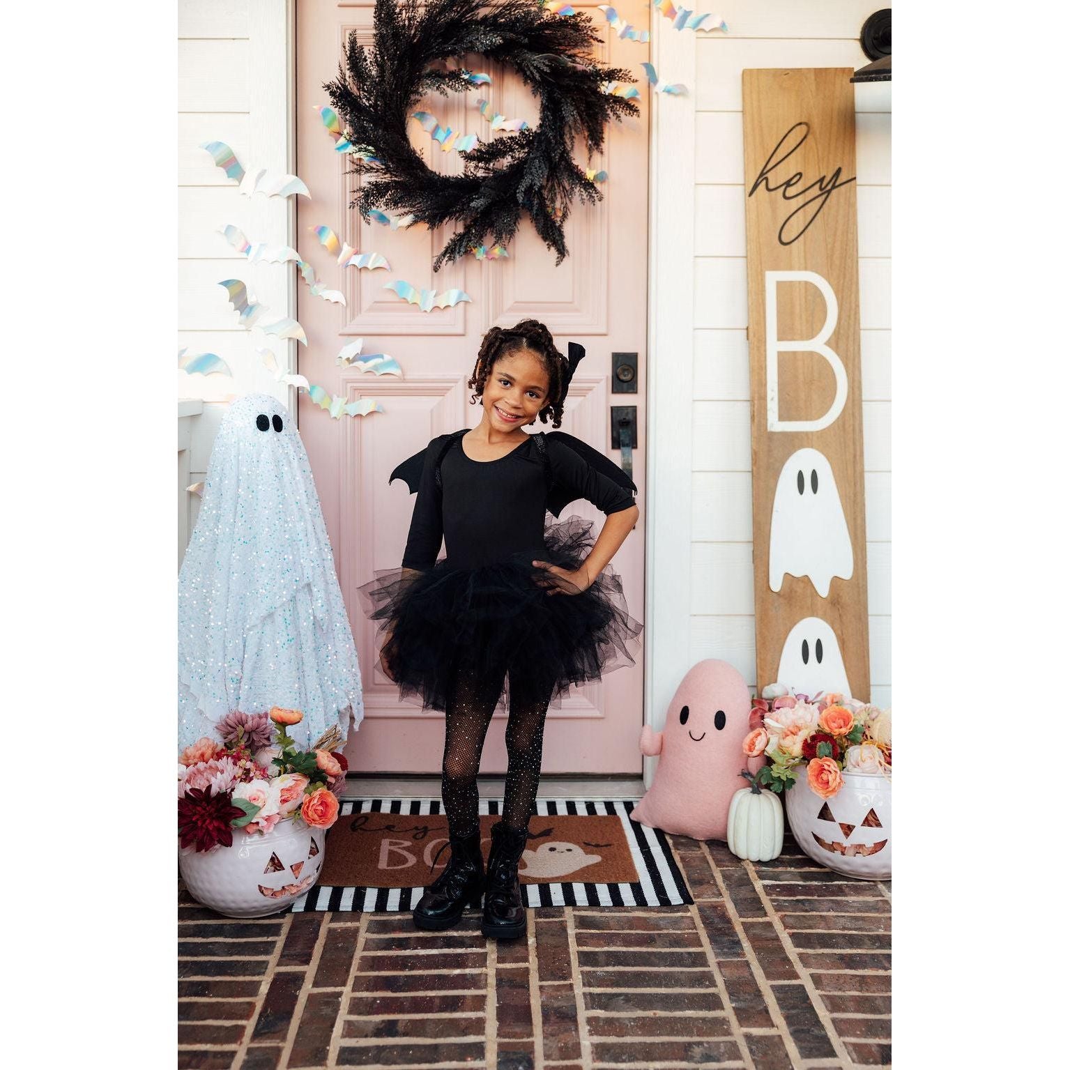 Black 3/4 Tutu Leotard